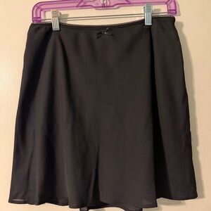 Wild Fable M Black skirt pull on above knee